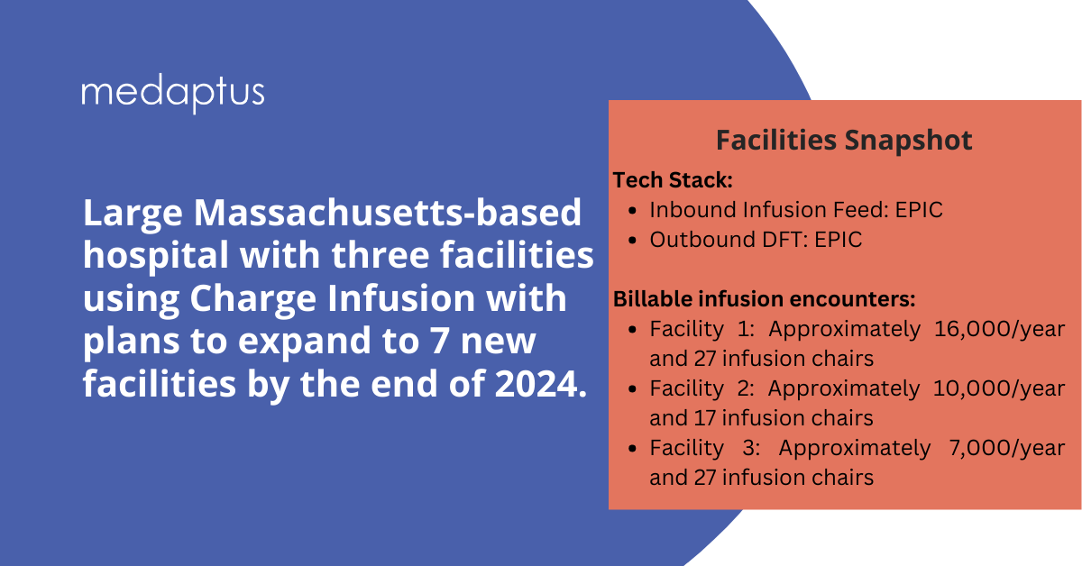 Infusion coding success story at a Massachusetts-based hospital